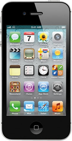 Смартфон APPLE iPhone 4S 16GB Black - Узловая